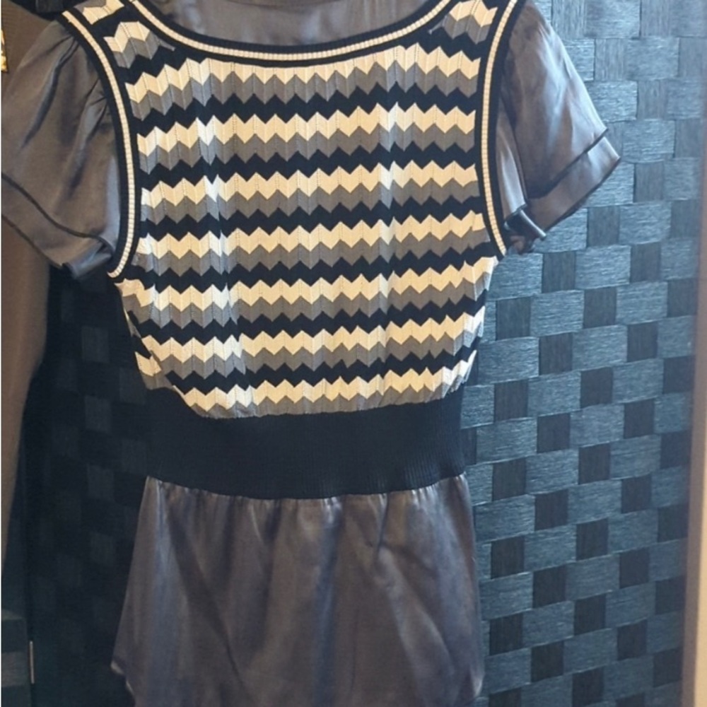 Bebe dressy satin blouse - Picture 2 of 3